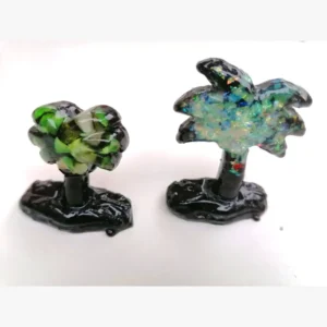 Semi-Precious Stone Palm Tree With Base
